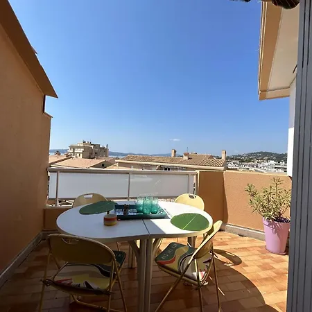 Sm070-a67 Sainte-maxime, Appt 2 Pieces 5 Couchages Centre Ville, Vue شقة *